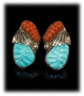 Vintage Turquoise Earrings - High Quality Turquoise Earrings by Durango ...