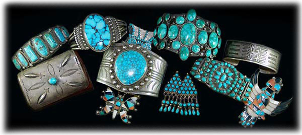 Old Pawn Turquoise Nugget Cuff Bracelet | Burton's – Burton's Gems and Opals
