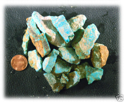 Natural Blue Gem Turquoise Rough